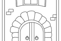 door coloring pages