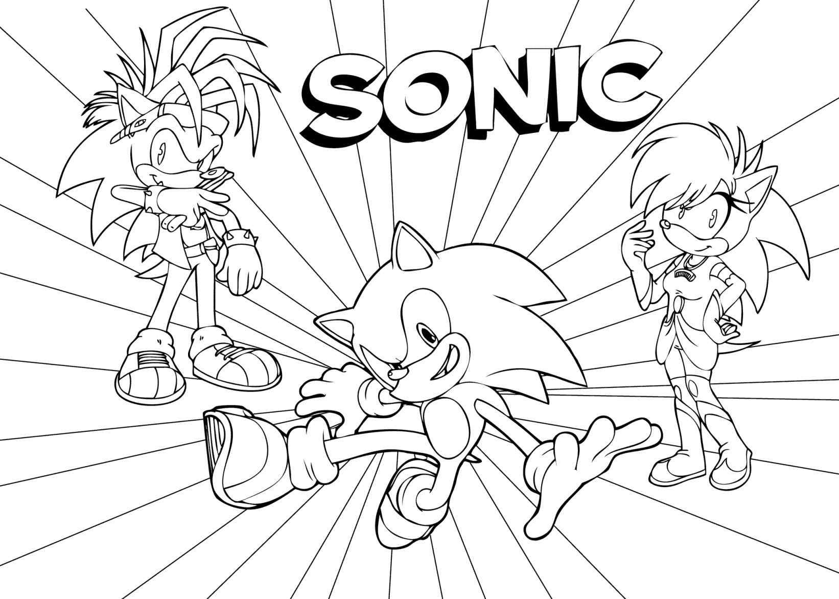 knuckles coloring pages