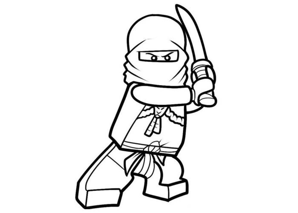 lego minifigure coloring pages