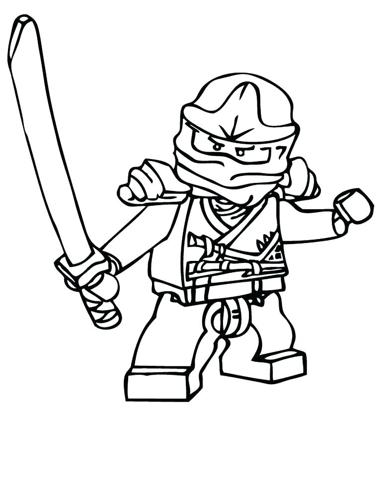 jay ninjago coloring page