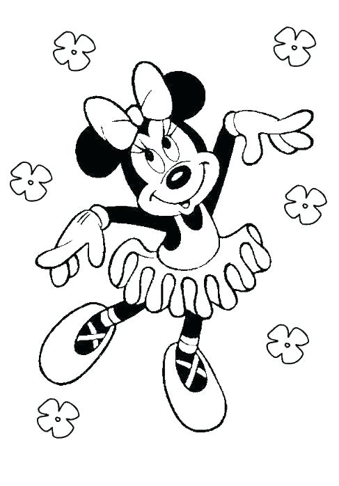 happy birthday baby minnie mouse coloring pages