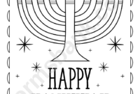 hannukah coloring pages