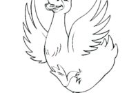 realistic duck coloring pages