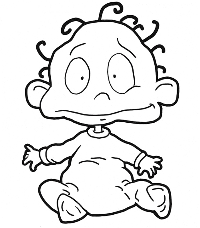 tommy rugrats coloring pages