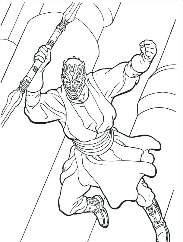 jedi coloring page