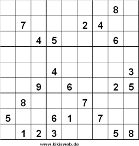 sudoku aktuell zum ausdrucken