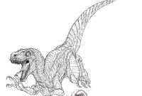 blue the raptor coloring pages