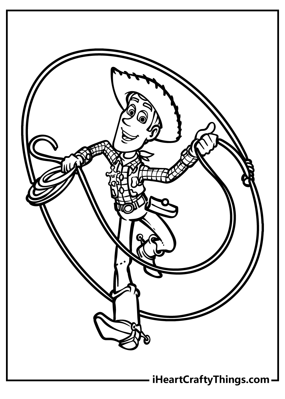 woody and bullseye coloring pages