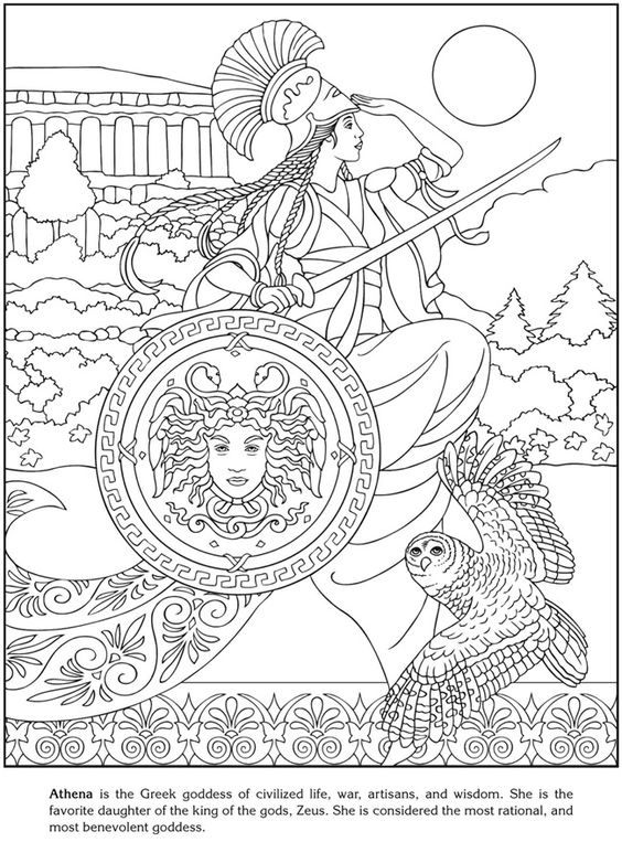 beautiful goddess coloring pages