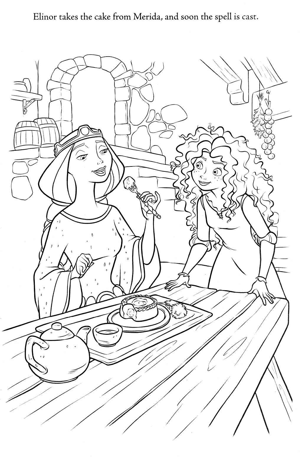 merida brave coloring page