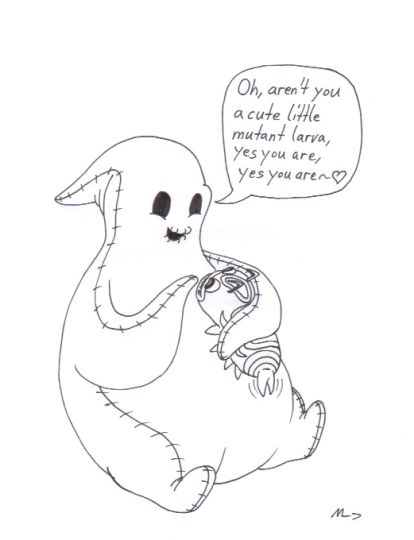 printable oogie boogie coloring pages