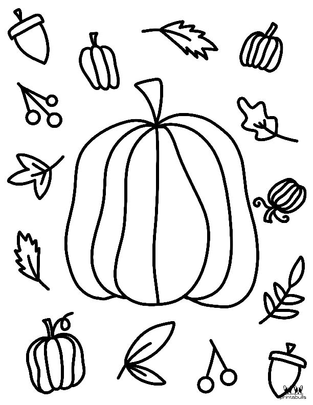 November Coloring Pages | Printabulls