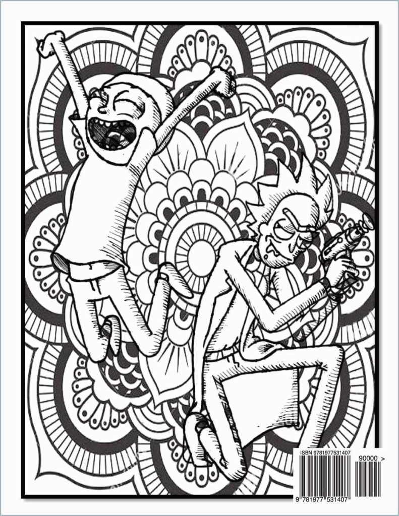 rick and morty coloring pages printable