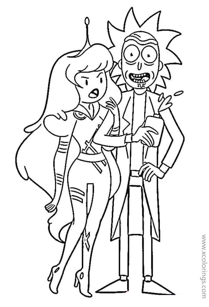 rick coloring pages