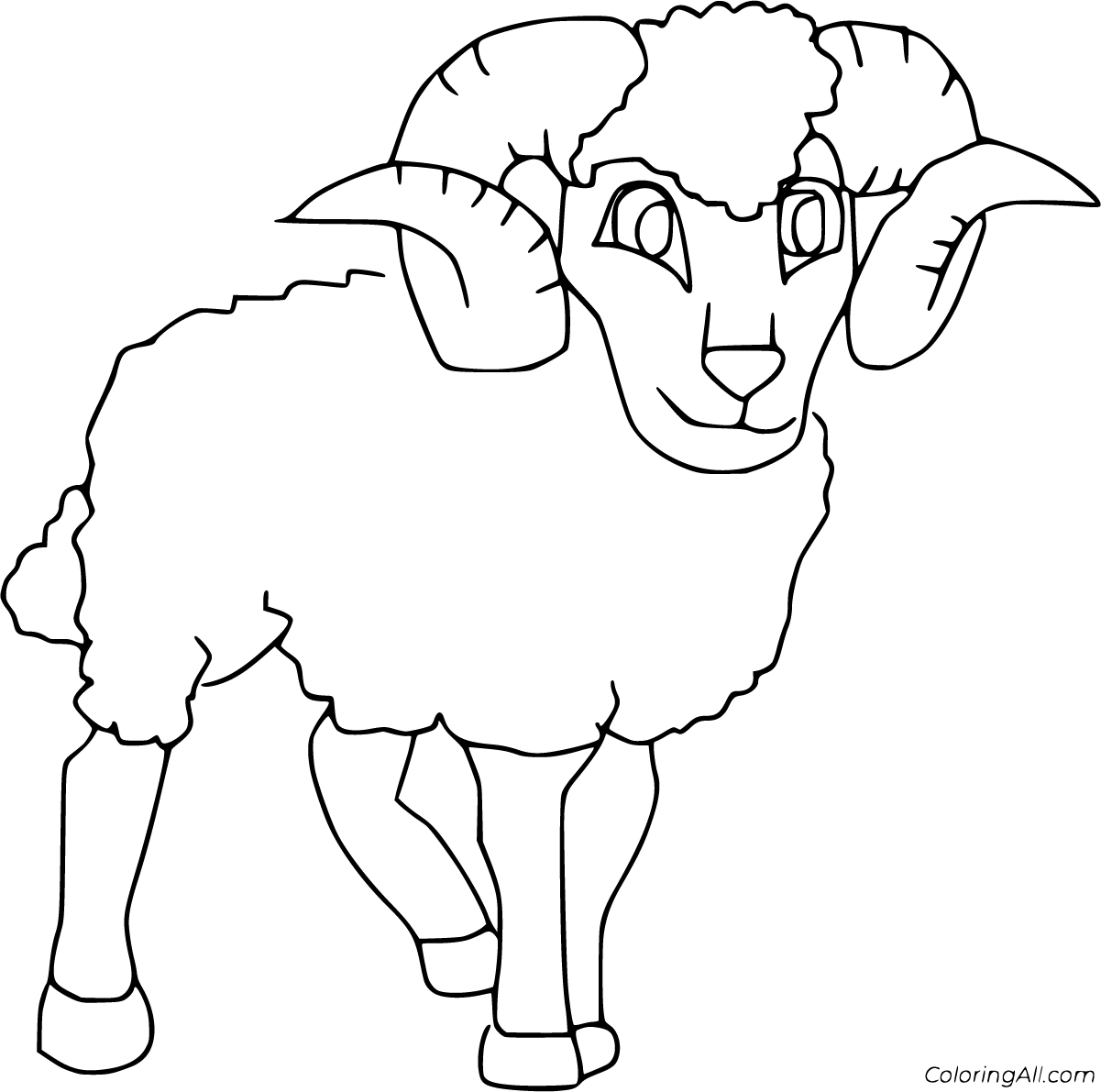 ram coloring pages