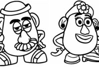 mrs potato head coloring page