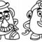 mrs potato head coloring page