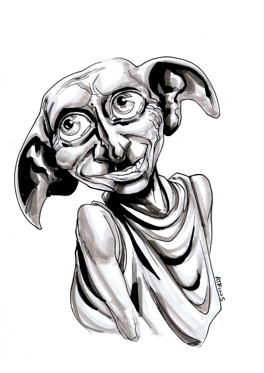 dobby coloring pages