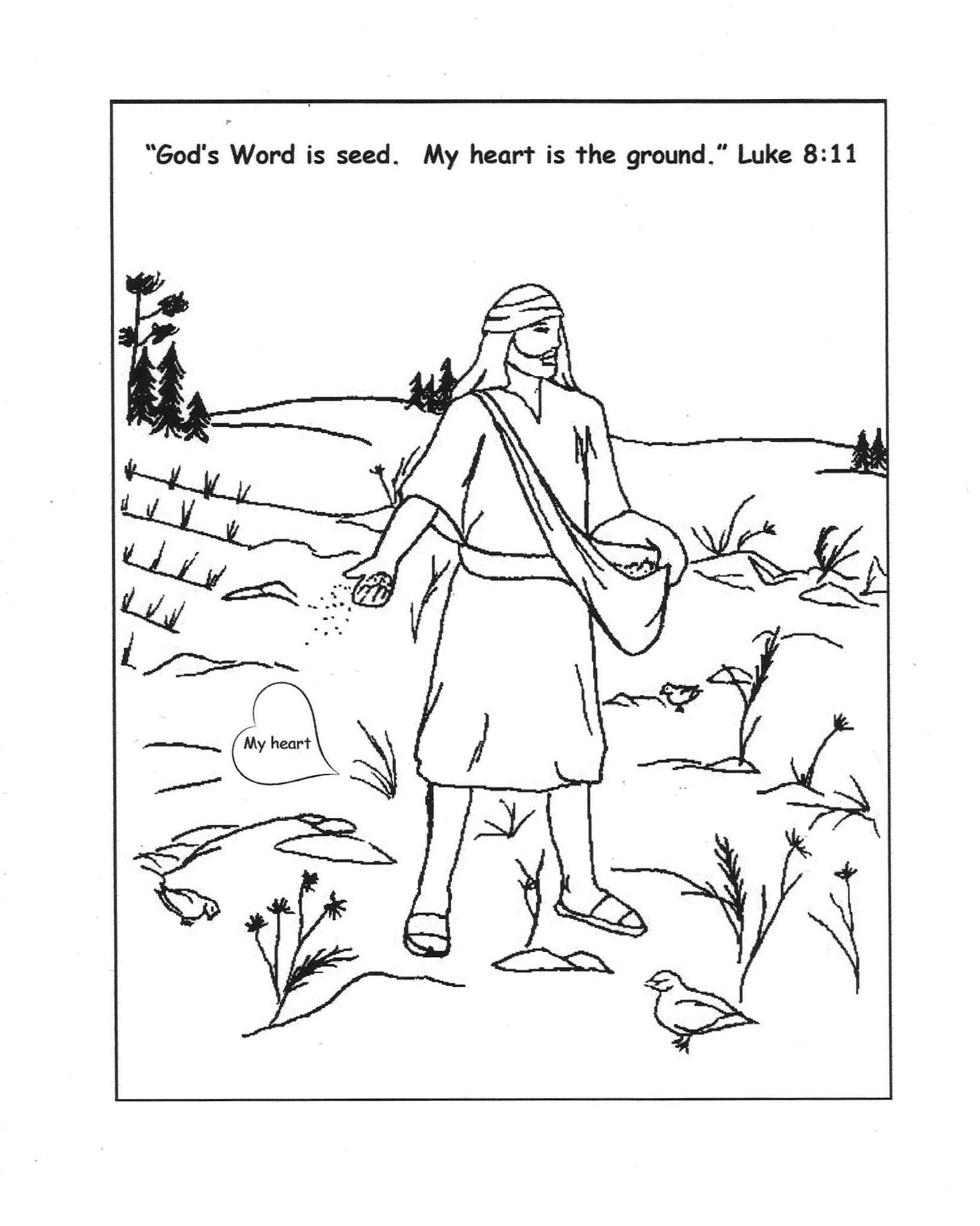 luke 12 coloring page