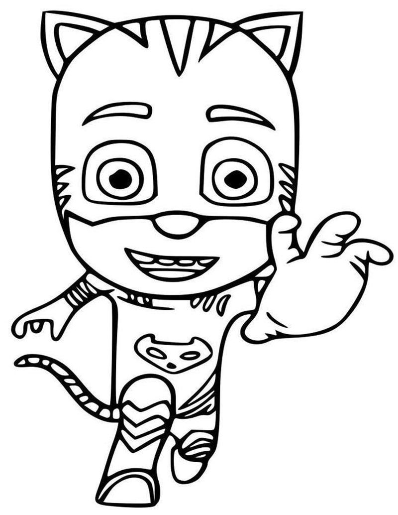 Catboy Coloring Pages