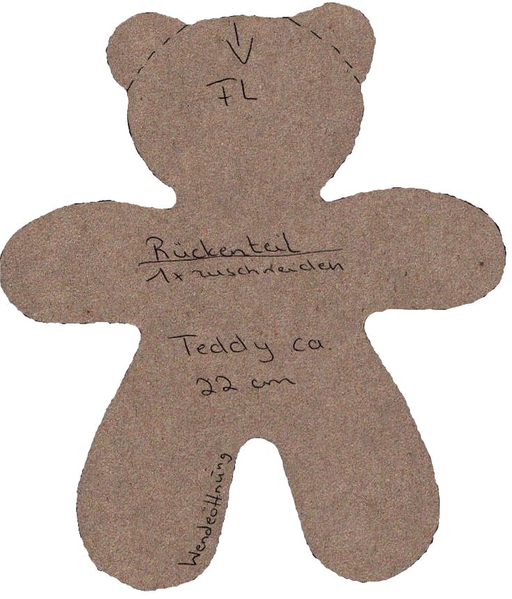 teddybären vorlagen