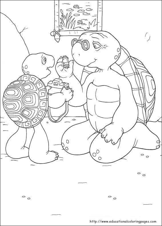 franklin coloring pages