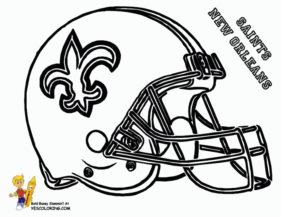 printable nfl helmet coloring pages