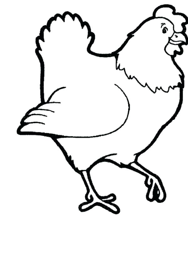 hen coloring pages