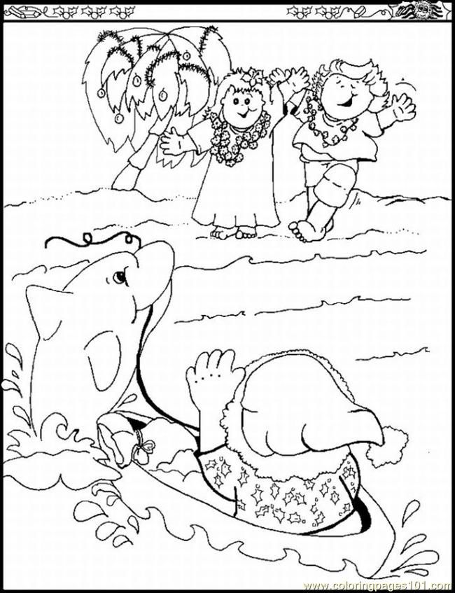 hawaii coloring pages printable