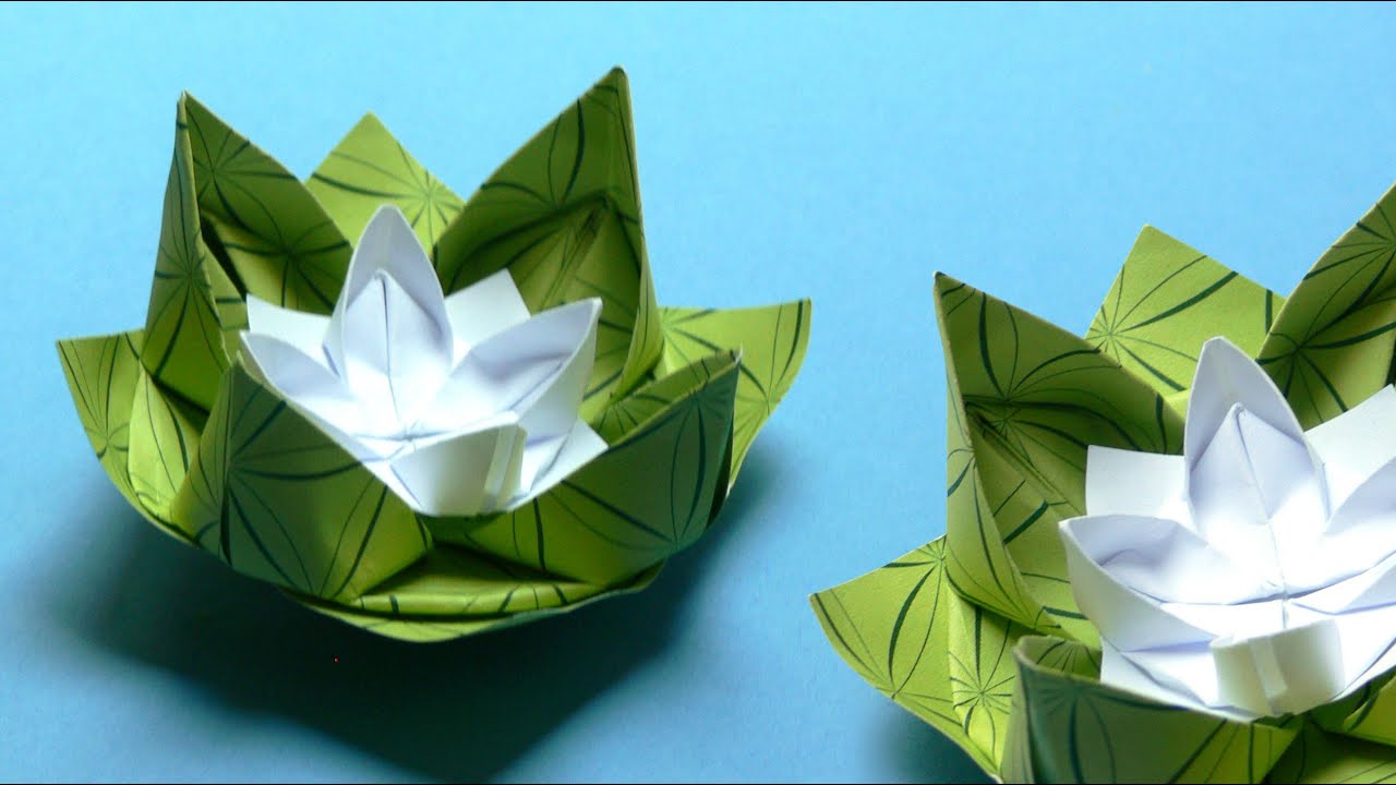 blumen origami falten