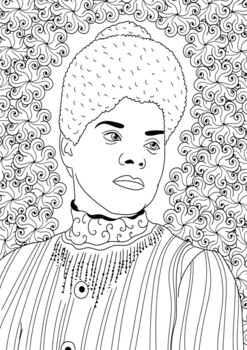 ida b wells coloring page