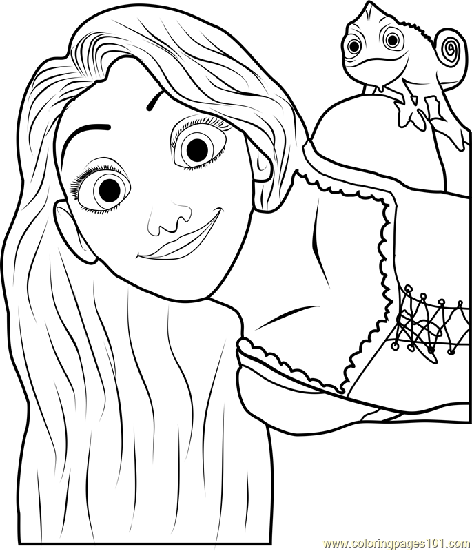 pascal tangled coloring pages