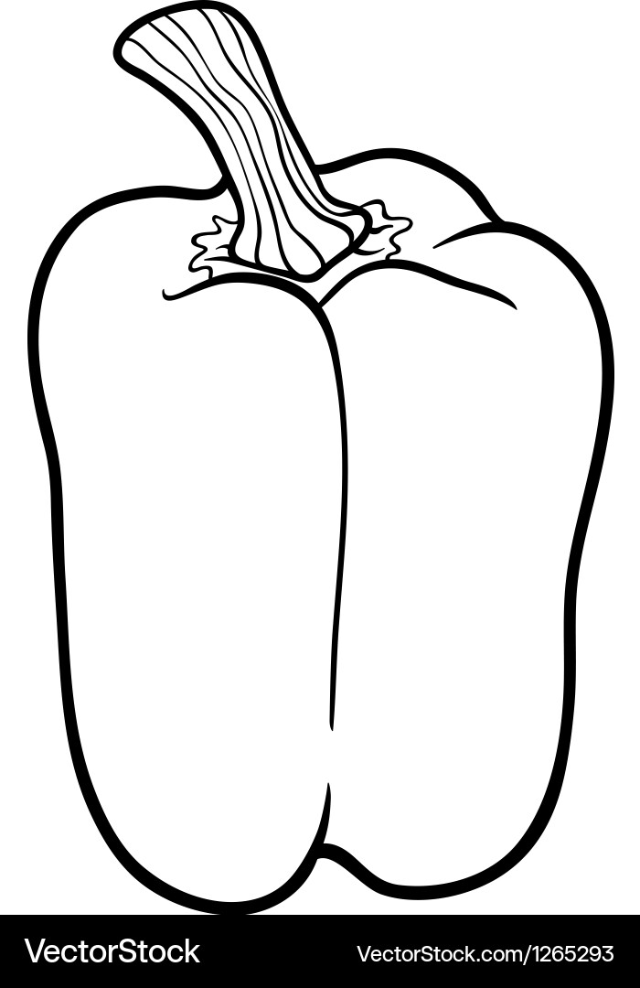 pepper coloring pages