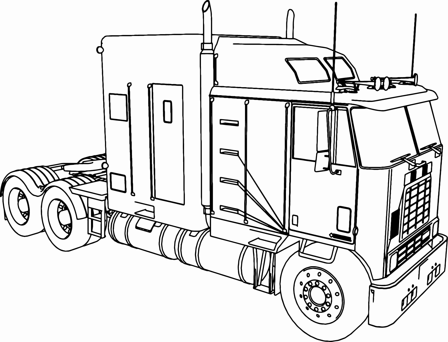 police truck coloring page