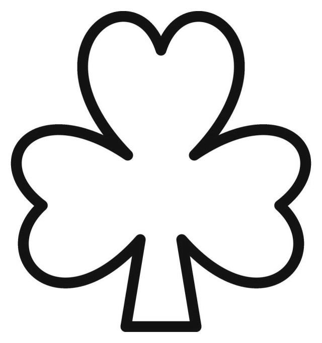 shamrock coloring pages for adults