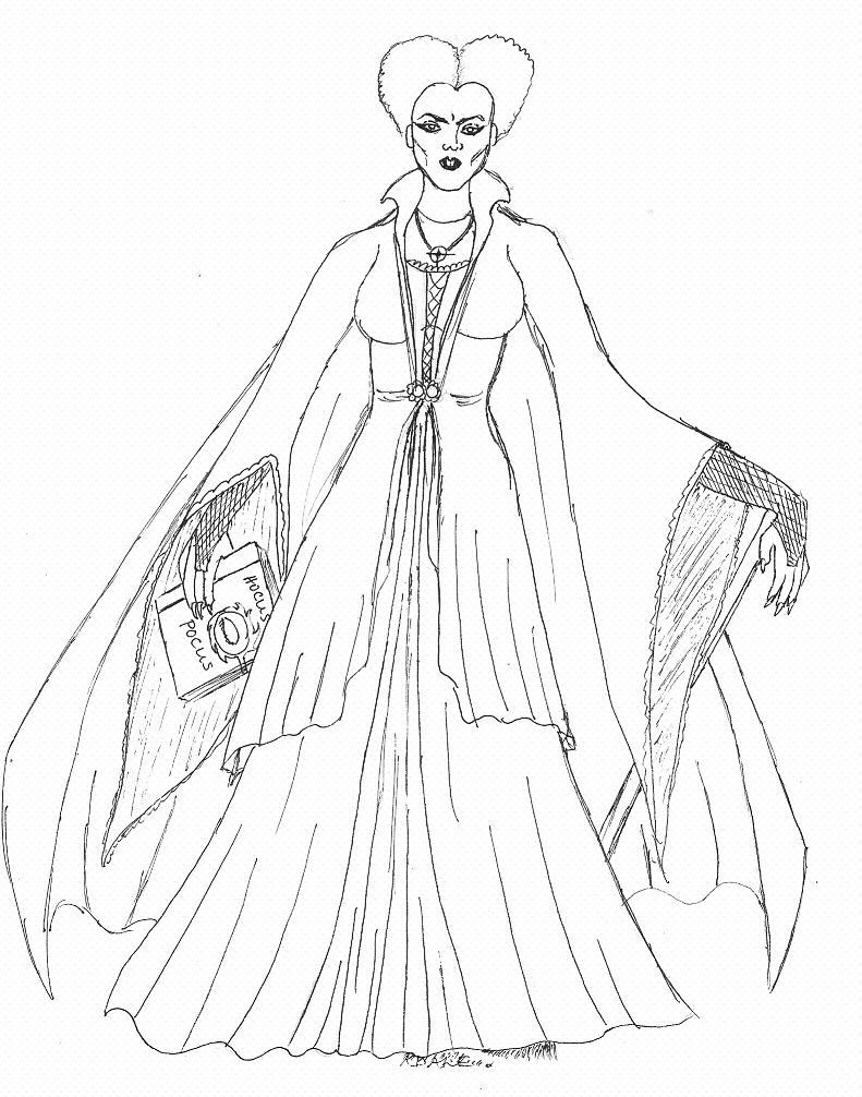 hocus pocus coloring page