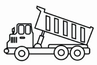 coloring pages garbage truck