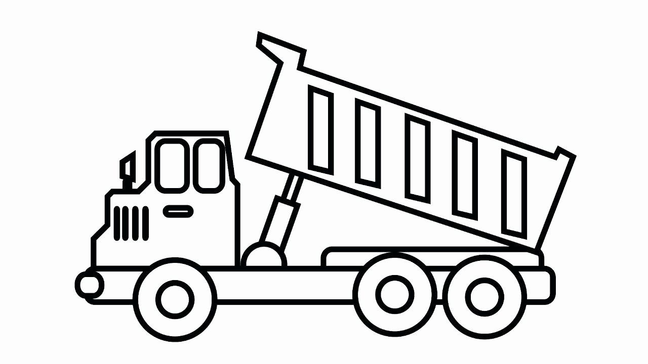 coloring pages garbage truck