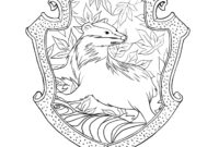 harry potter coloring pages hufflepuff