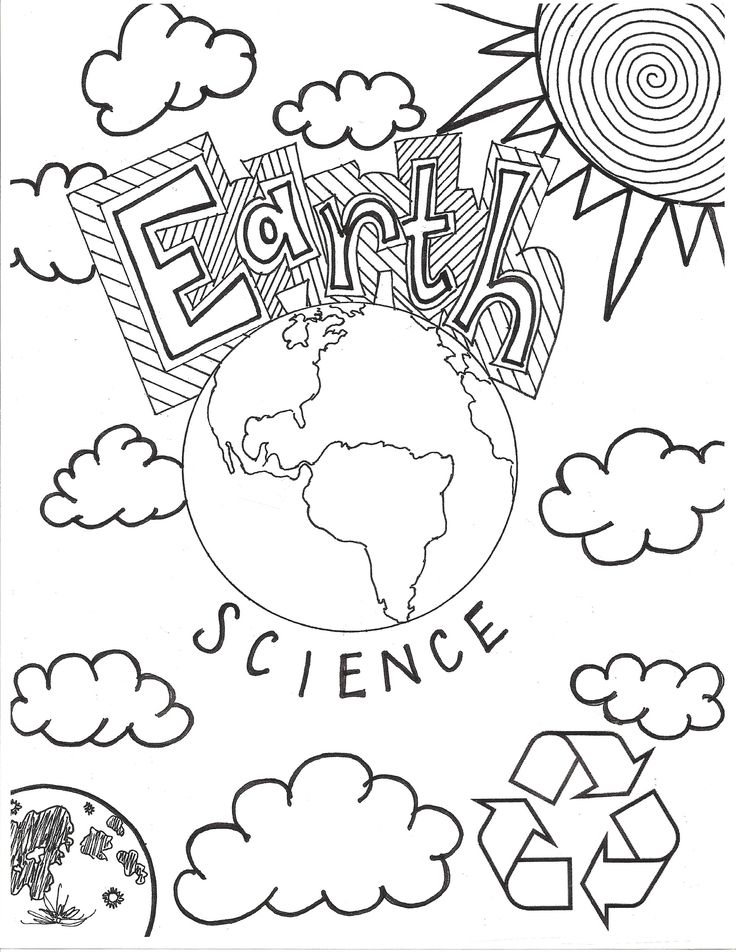 preschool science coloring pages