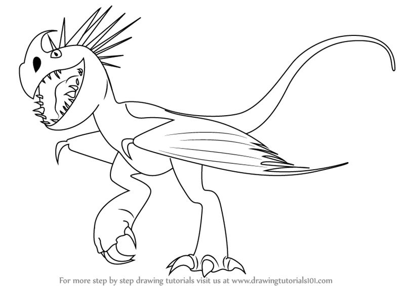 stormfly how to train your dragon coloring pages