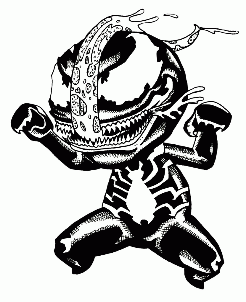 fortnite venom coloring pages