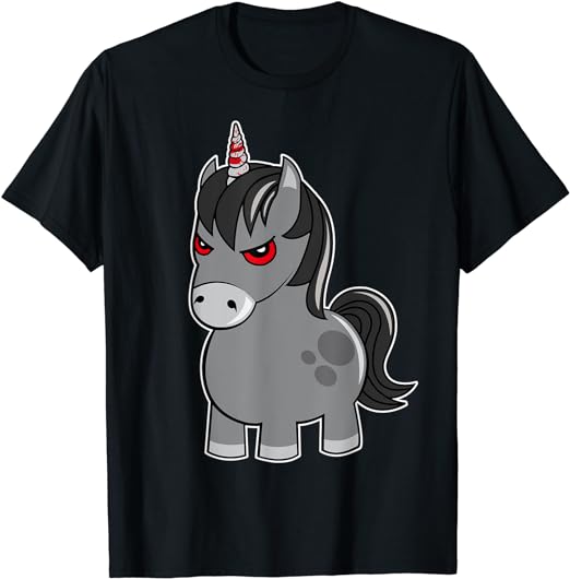 Böses Wütendes Einhorn Geschenk Lustiges Zorniges Unicorn T-Shirt