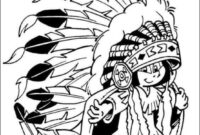 printable native american coloring pages