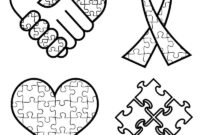 free printable autism awareness coloring pages