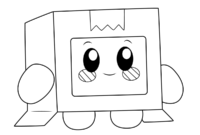 lanky box coloring page