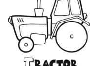 case tractor coloring pages