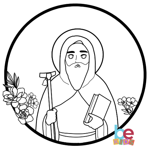 st anthony coloring page