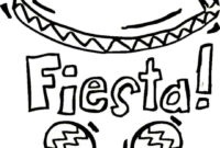 fiesta coloring page