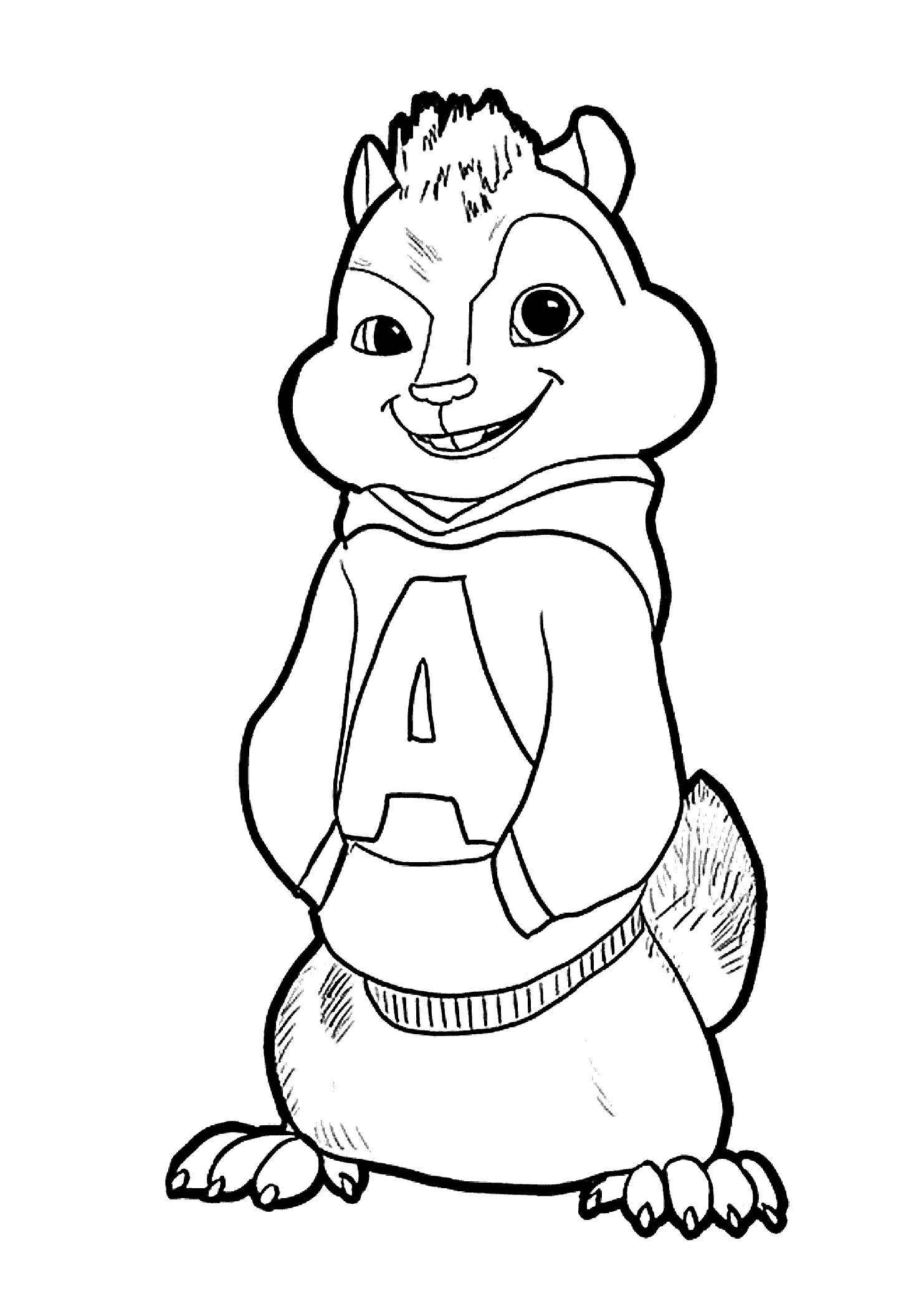 Free Printable Coloring Pages Alvin And The Chipmunks - Coloring Home